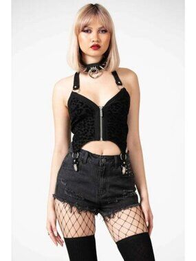 KILLSTAR Wild Instinct Halter Top Size Medium